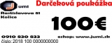 Darčeková poukážka 100 €