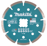 Diamantový kotúč Makita 125mm X-LOCK Segment