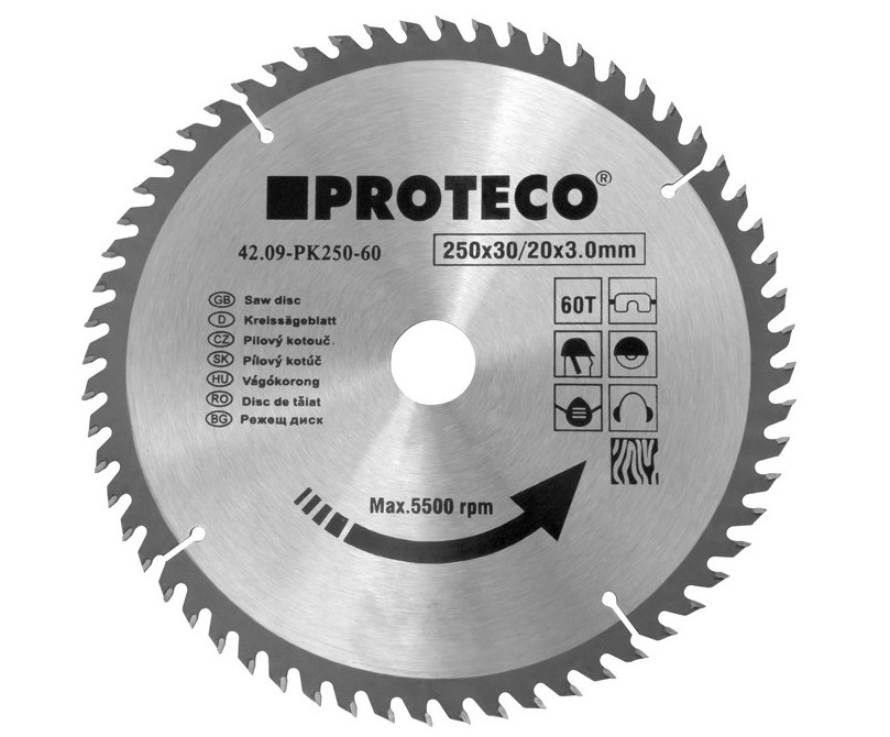 Pílový kotúč 254x3,0x30 48Z Proteco