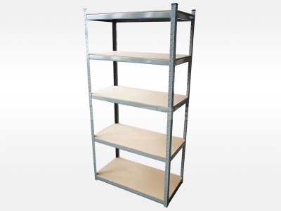 Regál 5 policový zinok 180x90x35