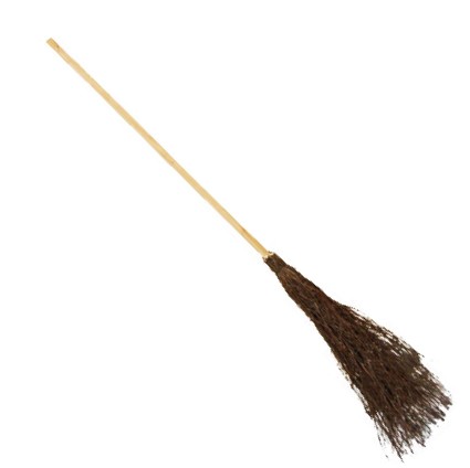 Brezová metla s násadou