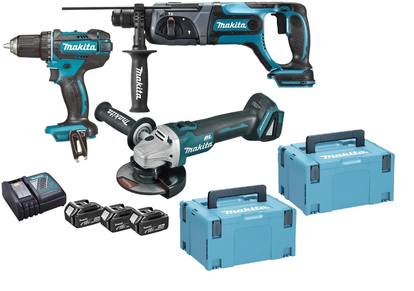 Makita DLX3078TX1J sada náradia v kufroch