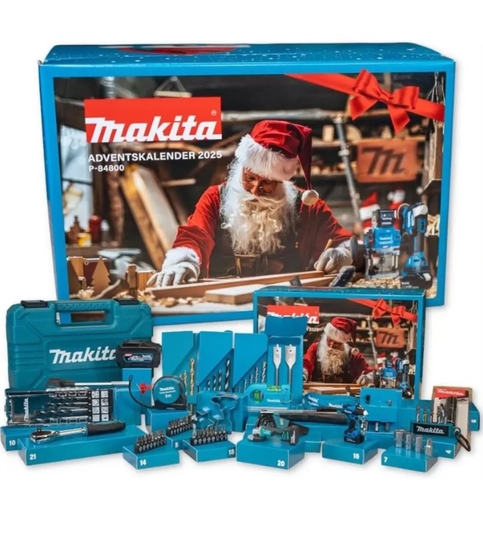 Adventný kalendár Makita P-84816